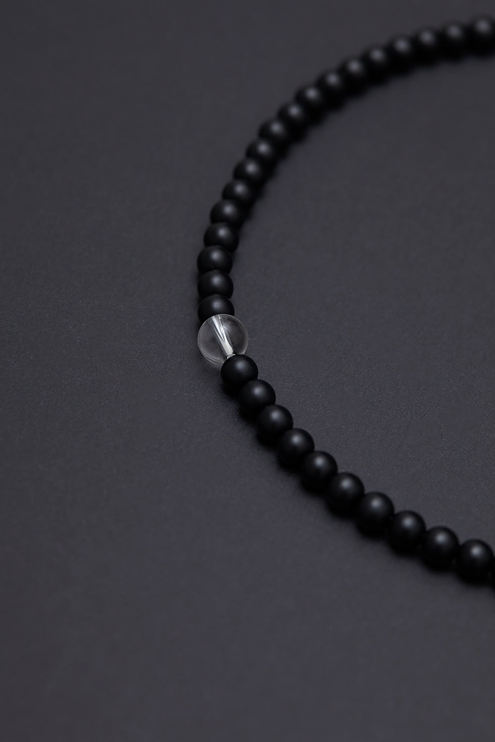 6mm matte onyx necklace - fasfas
