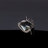 Dancing objet No.19 duo petit brooch noir - fasfas