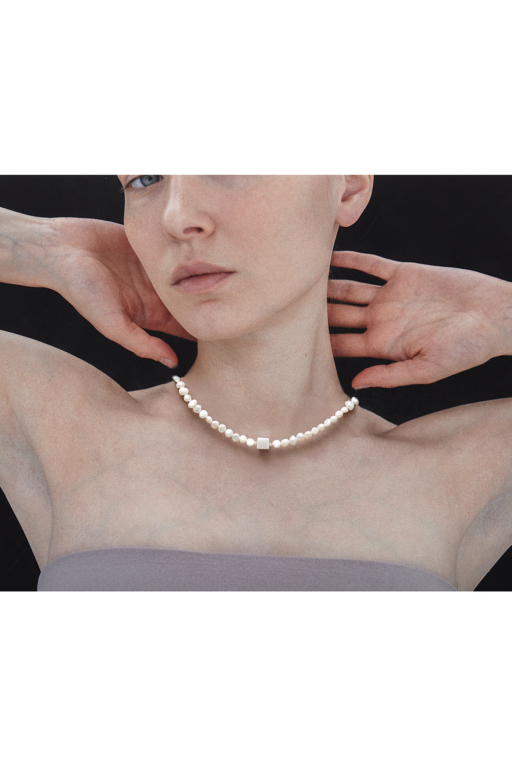 6.5mm freshwater pearl necklace - fasfas
