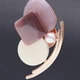 Mignon brooch+earrings set ivory - fasfas