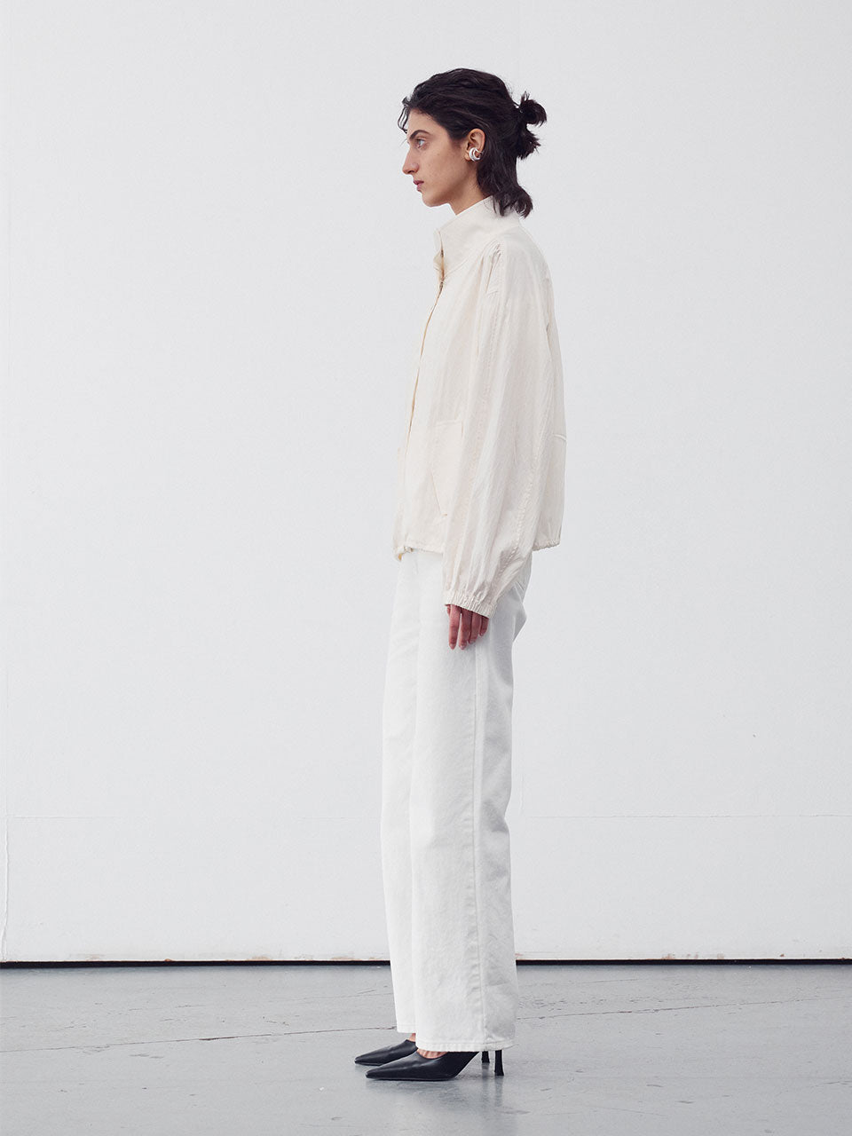 High-neck buttoned jumper - fasfas