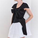 Bow detailed blouse