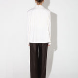 Vanessa straight pants dark brown - fasfas