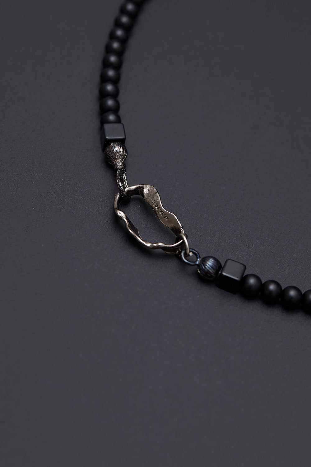 6mm matte onyx necklace - fasfas