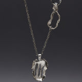 Rhizome mini pendant necklace noir - fasfas
