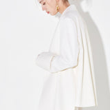 Marion asymmetrical relaxed jacket ivory