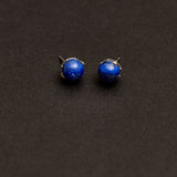 10mm apisLazuli earrings(clip-on-option) - fasfas