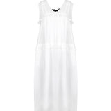 Ruffle ribbon detail maxi dress