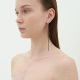 Etoile mismatched dramatic earrings noir - fasfas