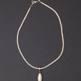 Slander peachmoonsone necklace - fasfas