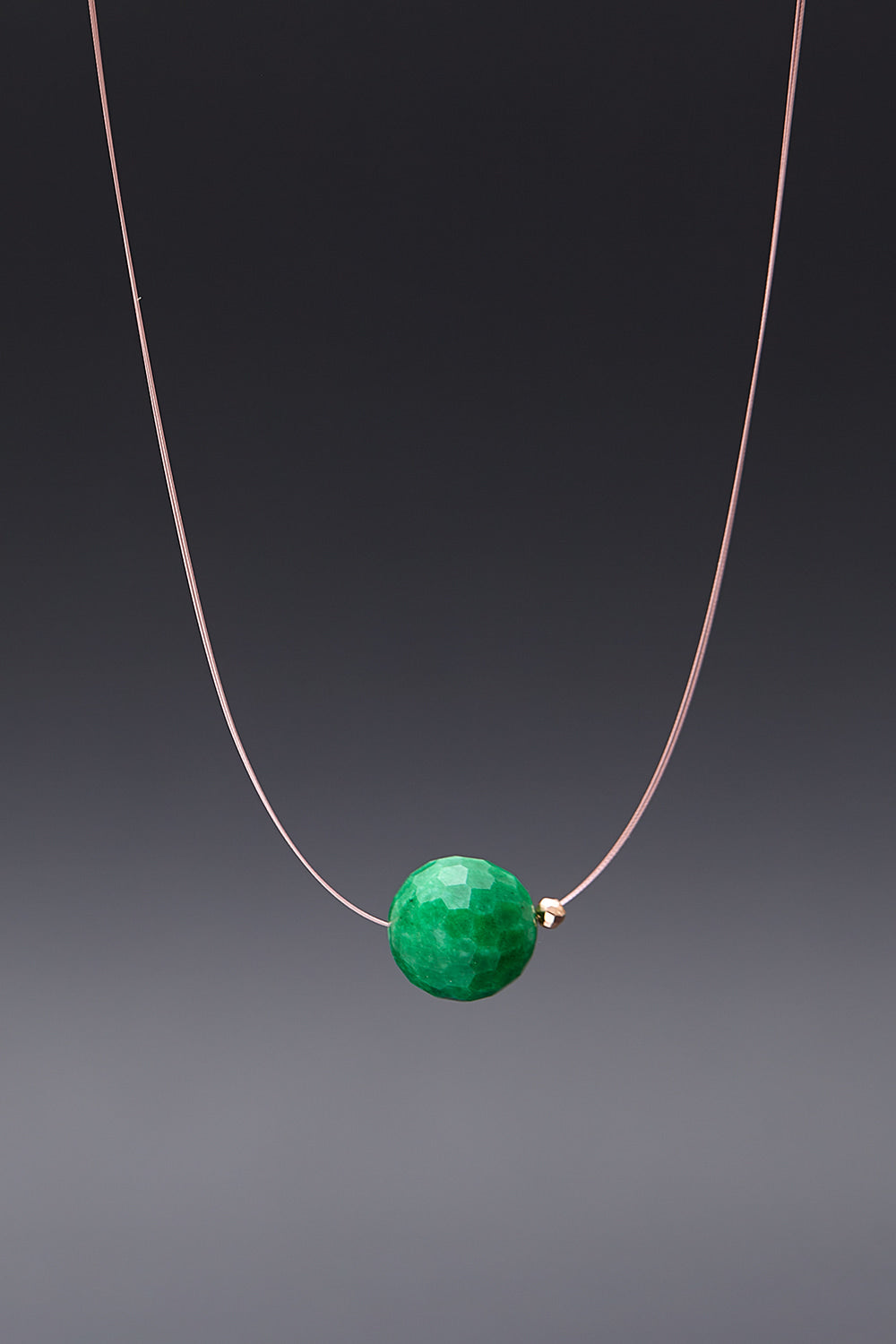 Jade singular necklace - fasfas