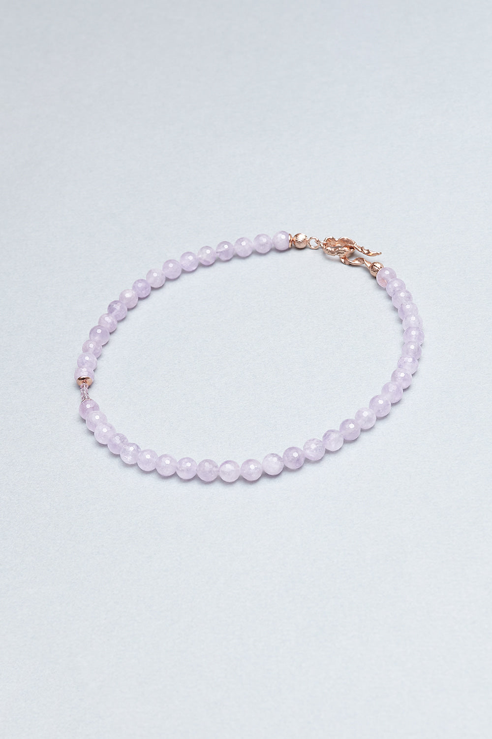 8mm lavender amethyst necklace - fasfas