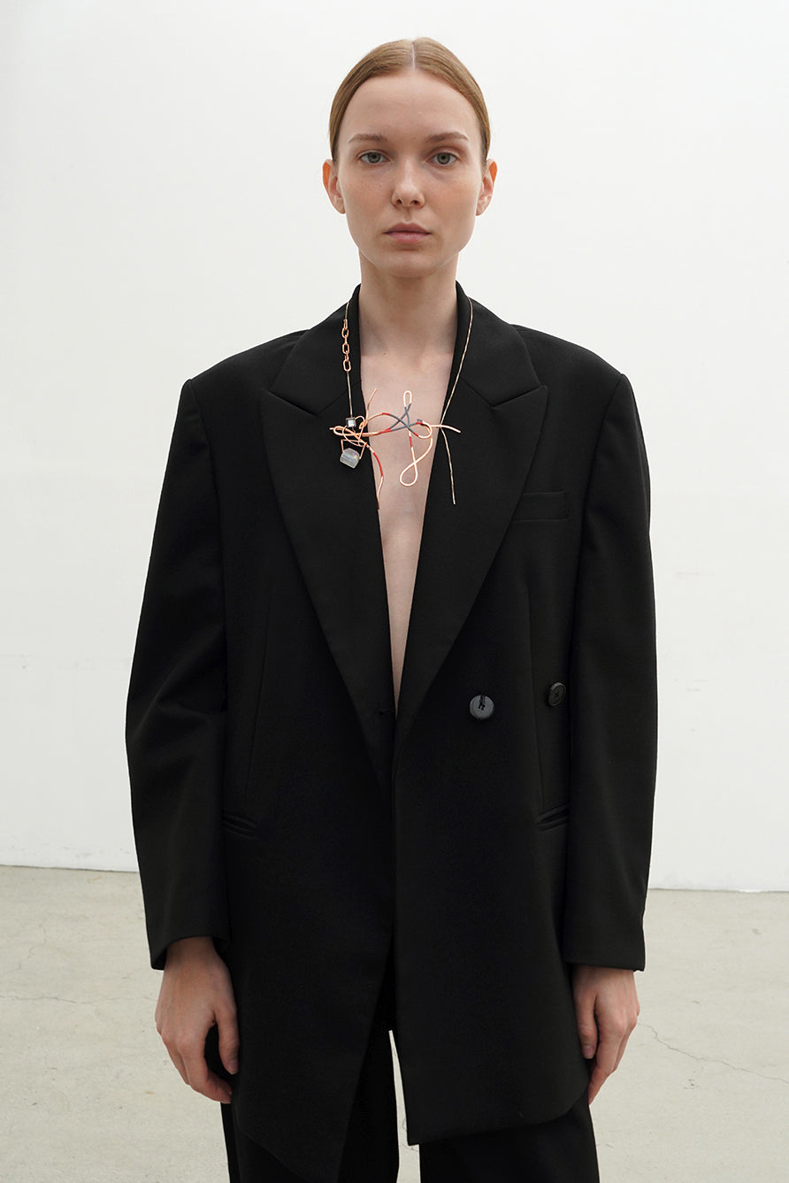 Dancing objet no.17 cross necklace - fasfas