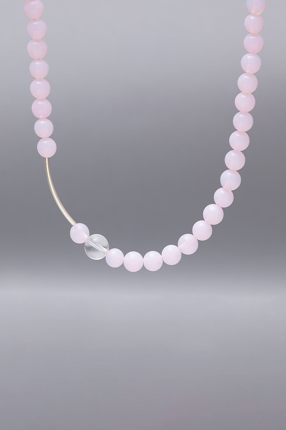 8m pink opal necklace - fasfas