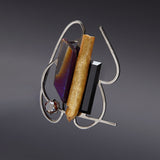 Dancing objet No.9 brooch noir - fasfas