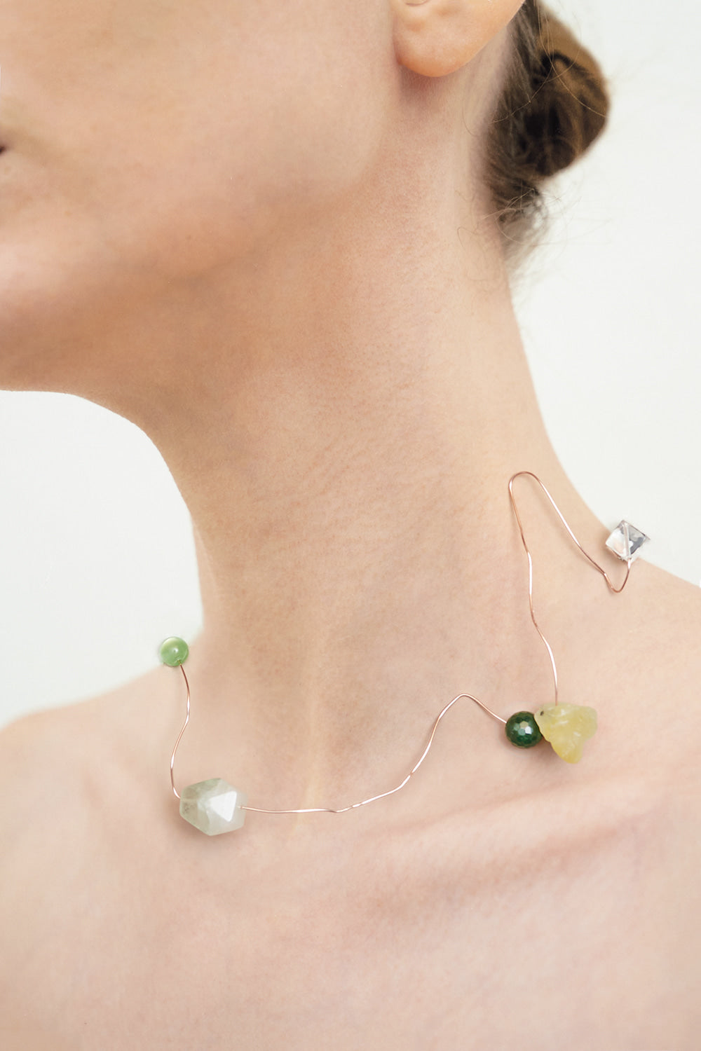 Kalaf necklace green - fasfas