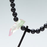 8mm matte onyx avant-garde necklace - fasfas