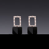 Onyx void cubic earrings - fasfas