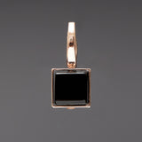 Onyx silk choker necklace (3cm) - fasfas