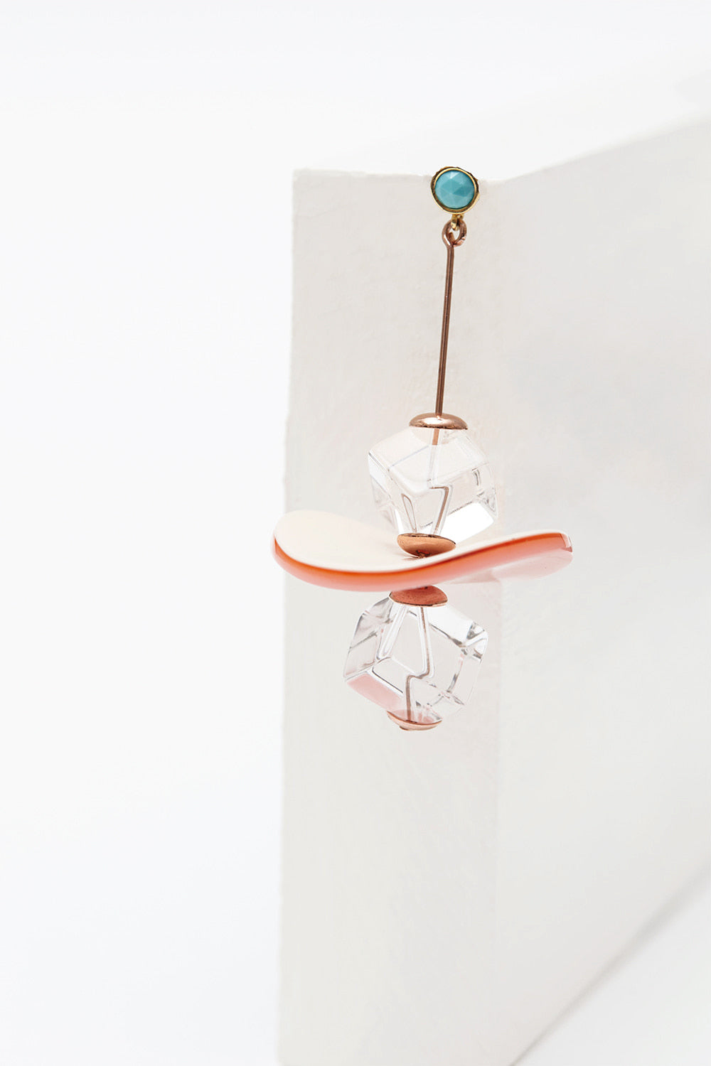 Pink funky you earrings - fasfas