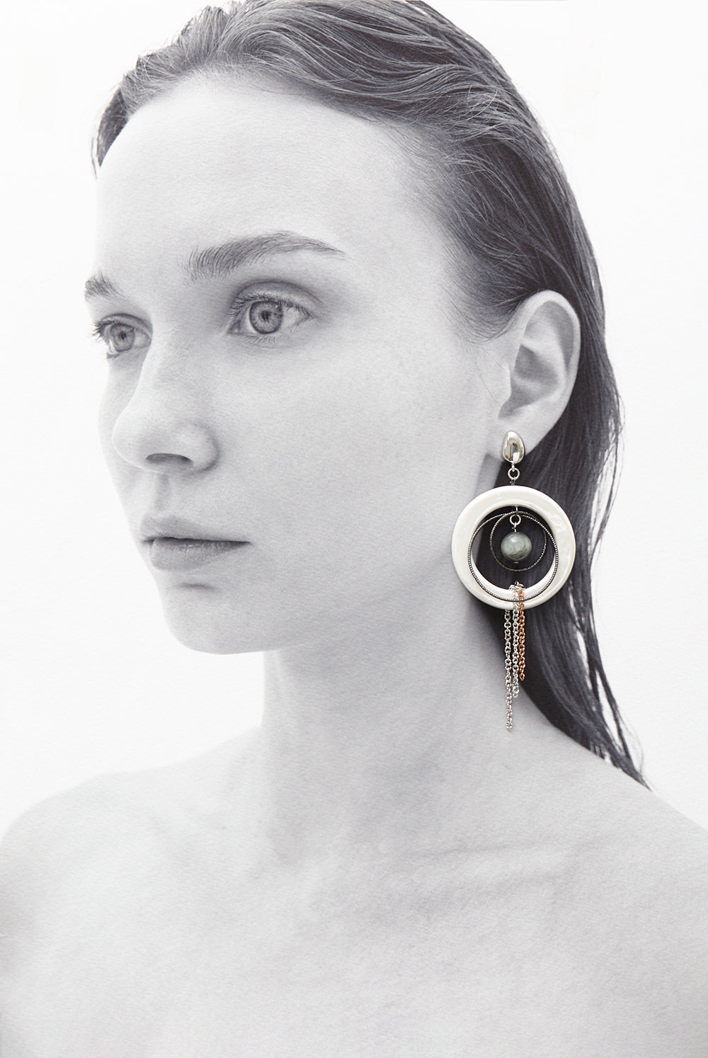 Eagle eyes dramatique earrings(clip-on earrings) - fasfas