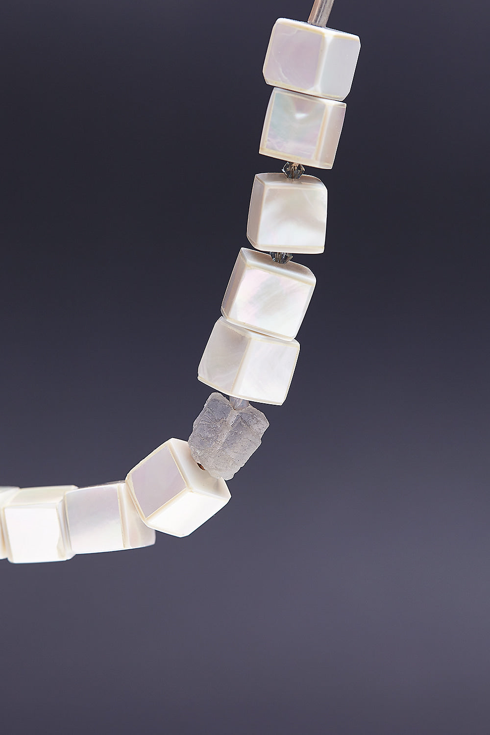 Mother of pearl mem necklace - fasfas