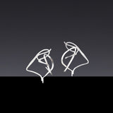 Dancing objet No.7 petit earrings - silver(clip-on earrings) - fasfas