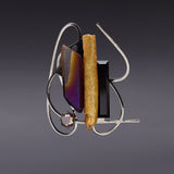 Dancing objet No.9 brooch noir - fasfas