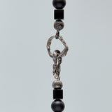 10mm matte onyx necklace - fasfas
