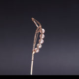 Pearl theoria brooch rosegold - fasfas