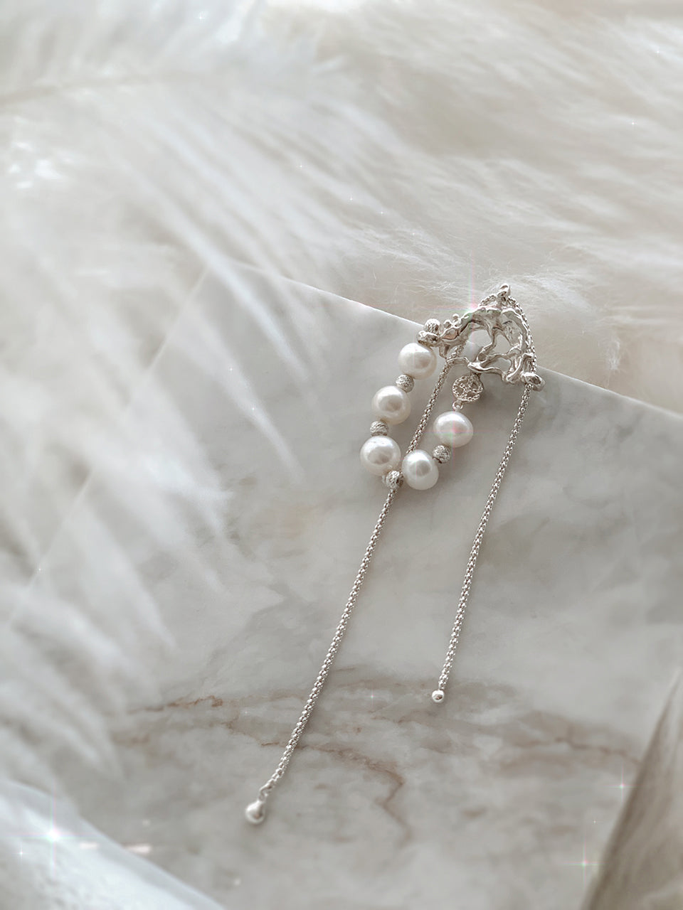 AYRE PEARL EARRING Single pearl earring - fasfas
