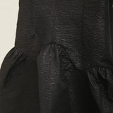 Jacquard v-neck long dress - fasfas