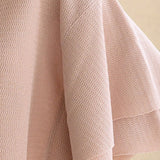 Boat neck daily knit lotion pink - fasfas