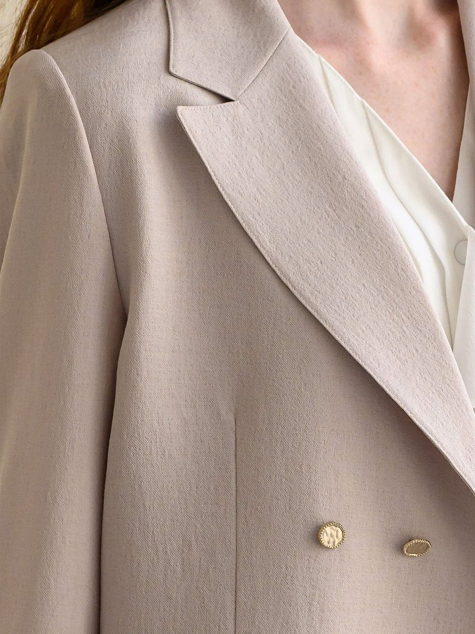 Button point tailored set-up jacket - fasfas