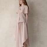 Capelet cardigan beige - fasfas