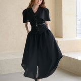 Capelet cardigan black - fasfas