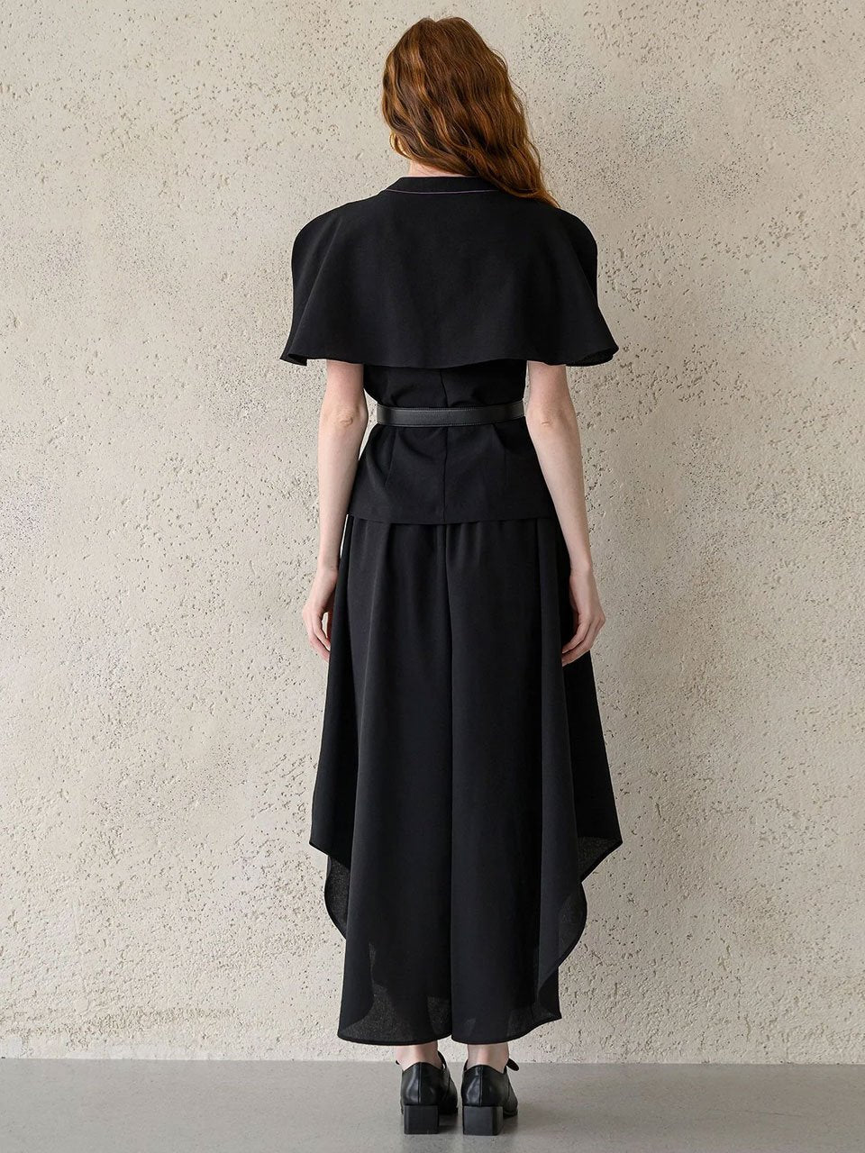 Capelet cardigan black - fasfas