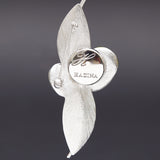 Chic leaf brooch green - fasfas