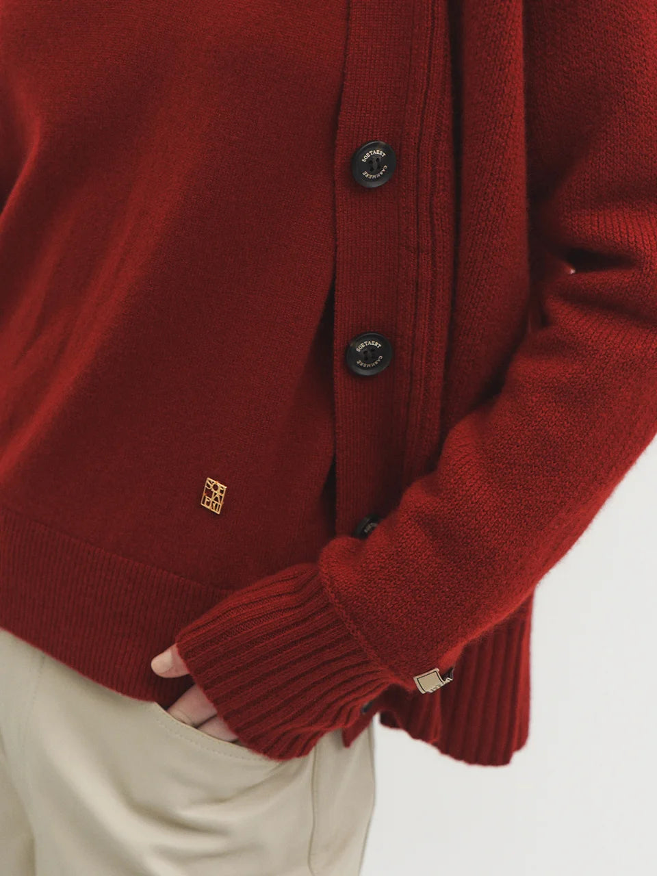 Clara cardigan maroon red - fasfas