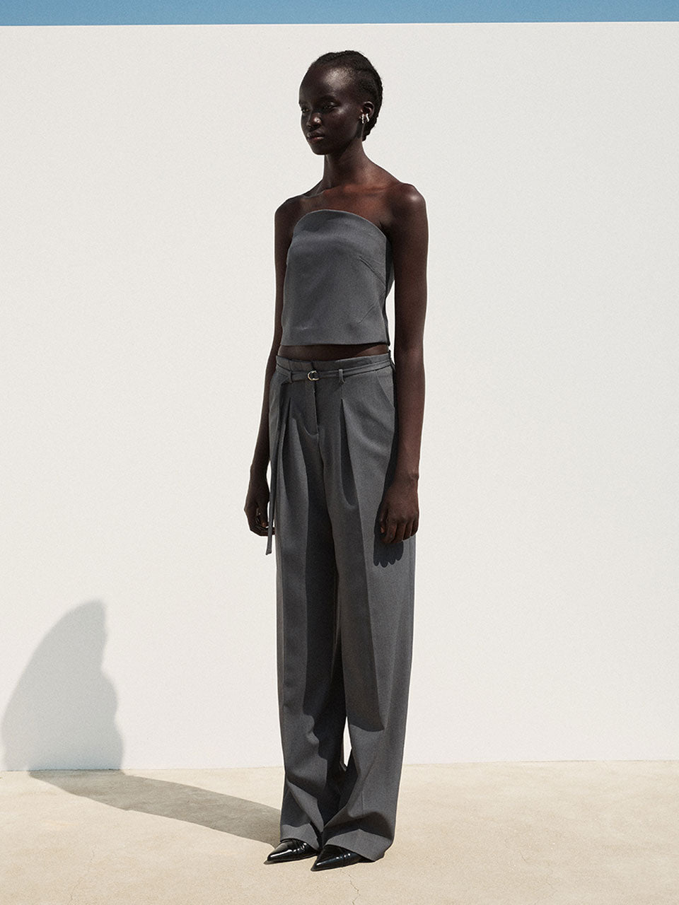 Cropped tube top - fasfas