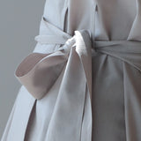 Loose fit v-neck sleeveless jacket
