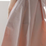 Slim fit wide collar sleeveless dress