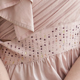 Asymmetric sleeveless blouse light pink
