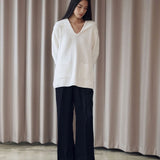 Draw string pants black - fasfas