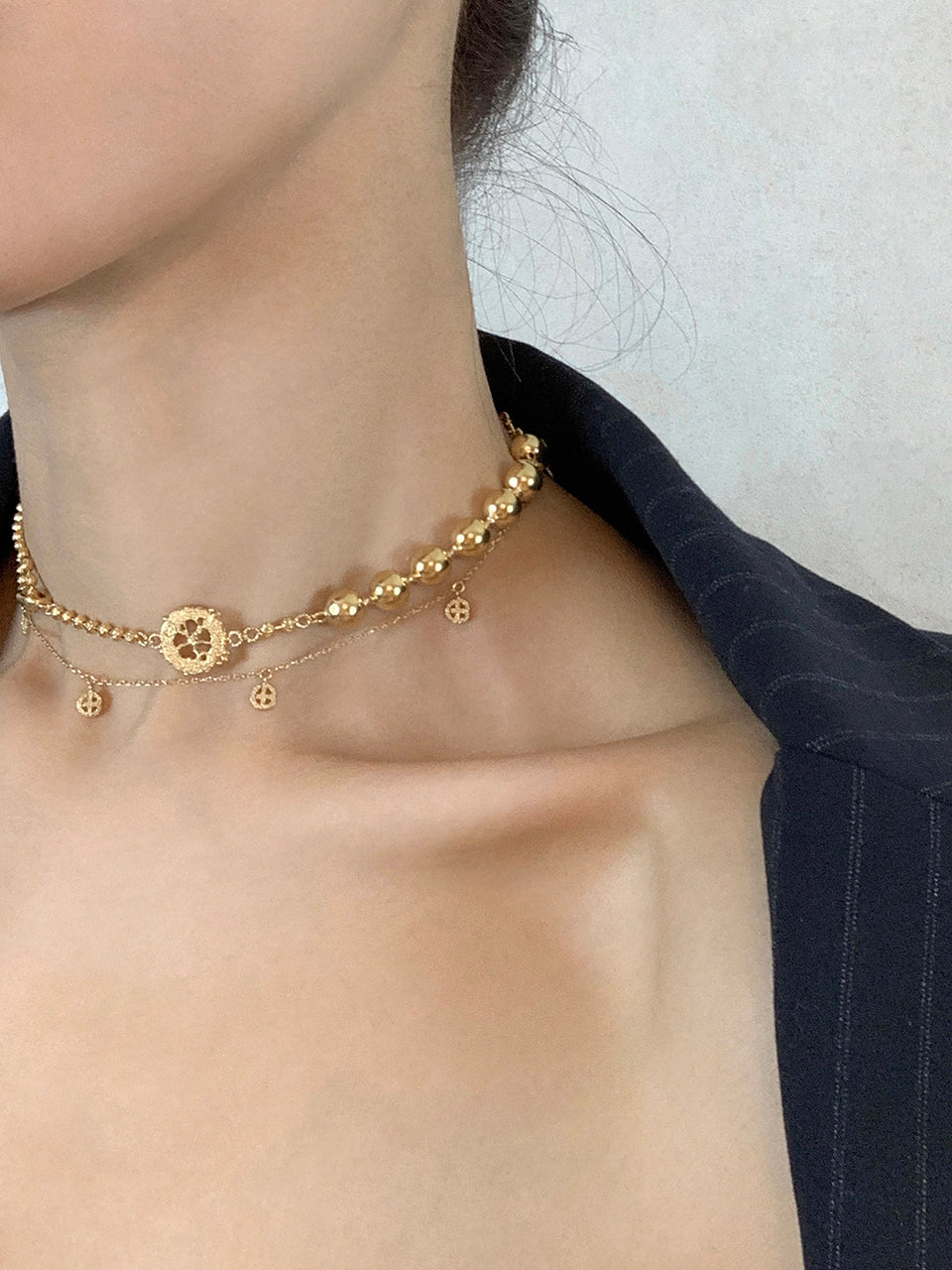 Etoile gb necklace transfomable gold - fasfas