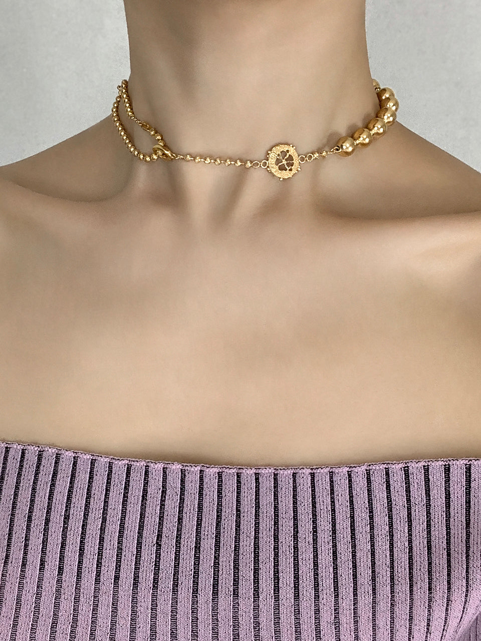 Etoile gb necklace transfomable gold - fasfas