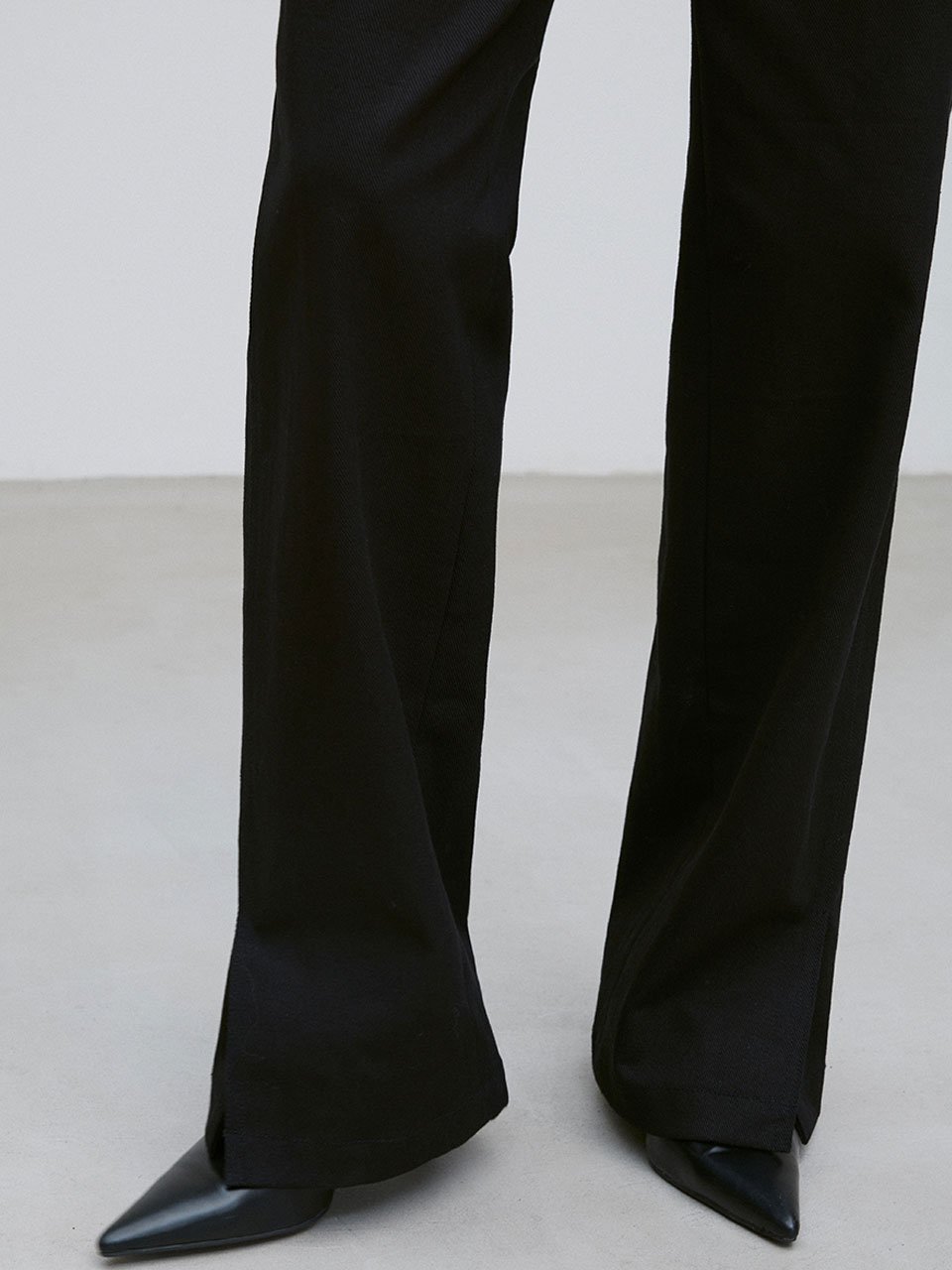 Hem-slit denim jeans - fasfas