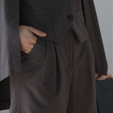 High waist set Up 5-part pants