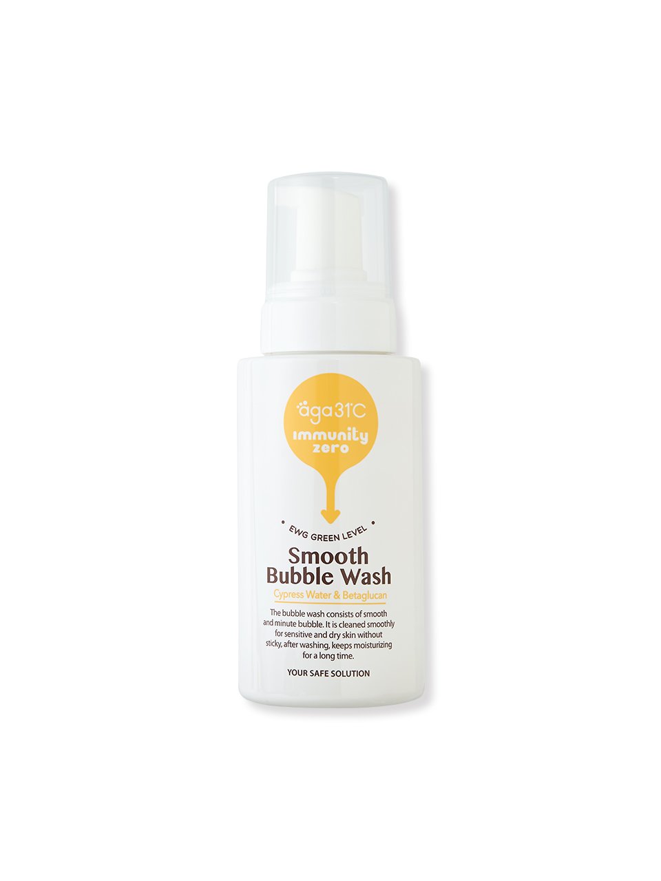 Immunity zero smooth bubble wash 300ml - fasfas