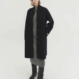 Livia knit coat ink black - fasfas